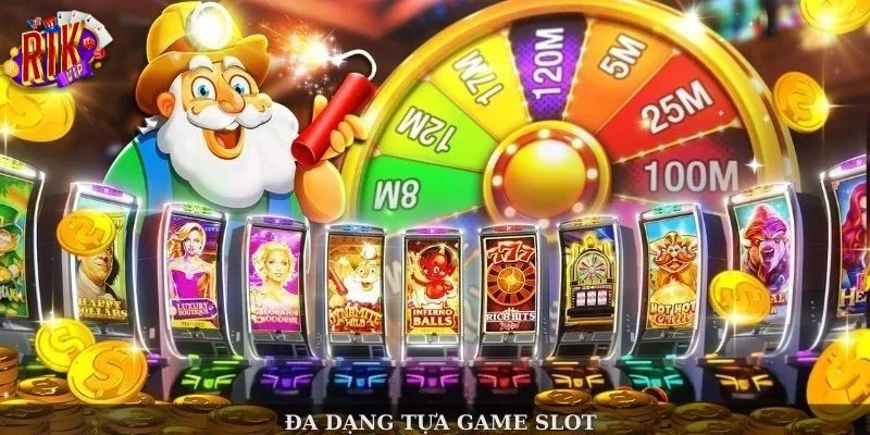 Kho trò chơi siêu hot có tại sảnh nổ hũ của cổng cược RIKVIP.